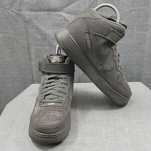 Nike Air Force 1 Mid 07 Air Mid 315123-048 Suede Dark Gray Men's SZ 8